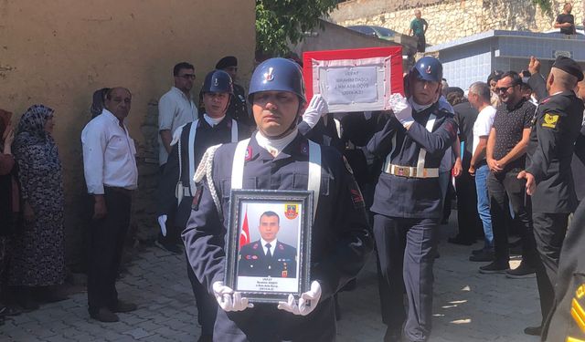 Jandarma Astsubay İbrahim Daşçı son yolcuğuna uğurlandı