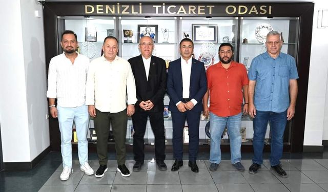 Denizli ASKF’den ticaret odasına ziyaret