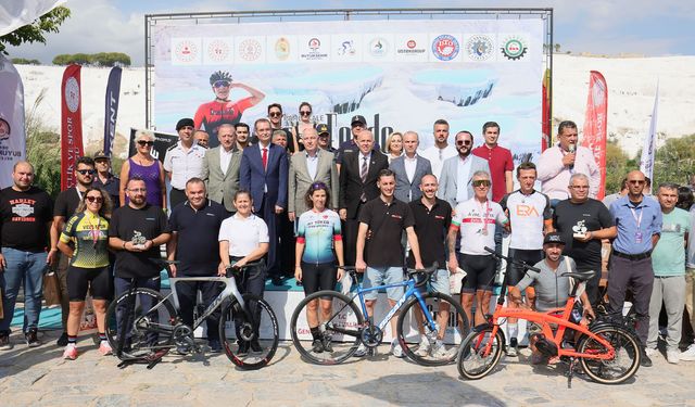 Pamukkale Granfondo Bisiklet Yarışı tamamlandı