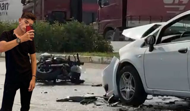 Ters şeritten gelen araç motosikletle kafa kafaya çarpıştı; 1 ölü 1 yaralı