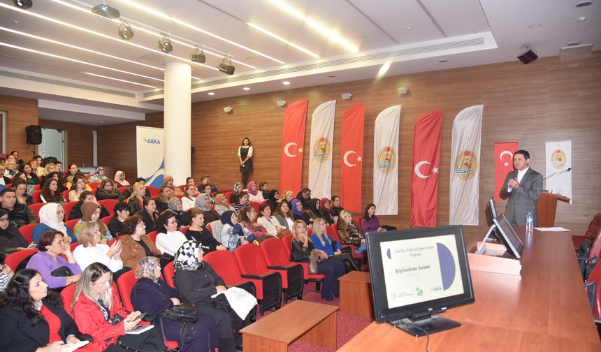 Denizli'de kadın girişimci adaylarından GEKA'ya yoğun ilgi