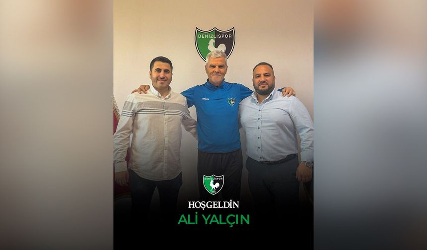 Denizlispor Ali Yalçın ile sezon sonuna kadar anlaştı