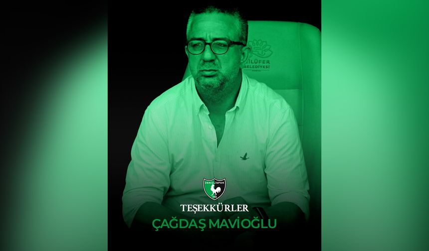 Denizlispor’da Mavioğlu dönemi sona erdi