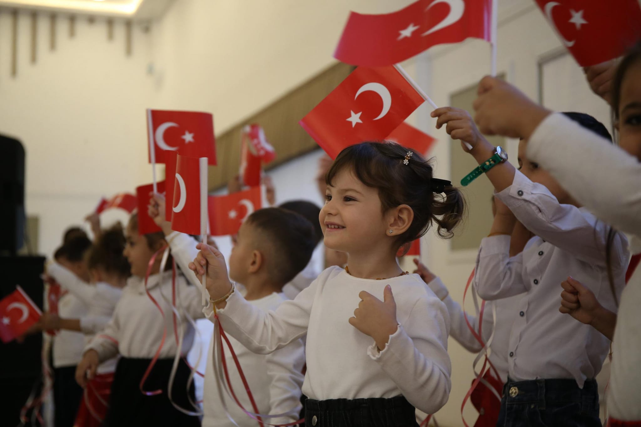 Merkezefendi̇’de Kreşte Eği̇ti̇m Gören Mi̇ni̇kleri̇n 29 Eki̇m Heyecani (9)