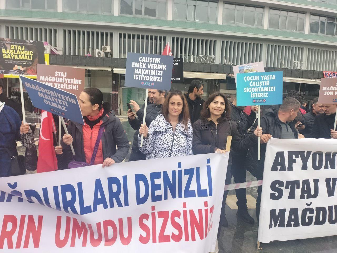 Staj mağdurları Ankara’da buluştu