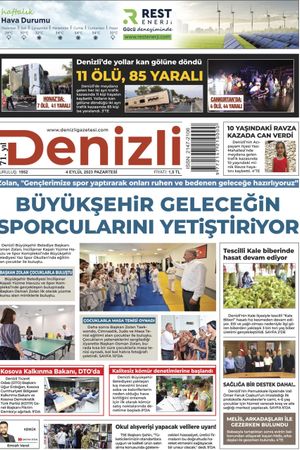 Denizli Gazetesi 4 Eylül 2023